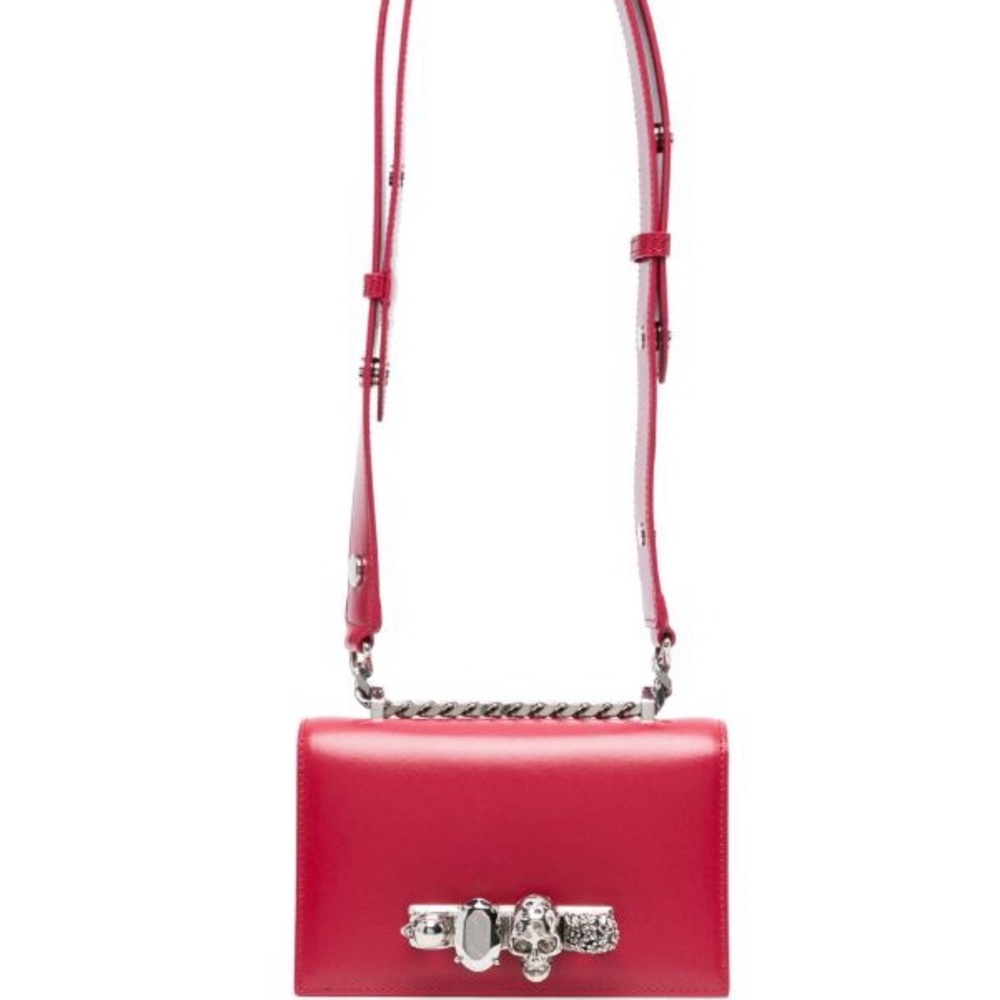 Alexander McQueen jeweled satchel
